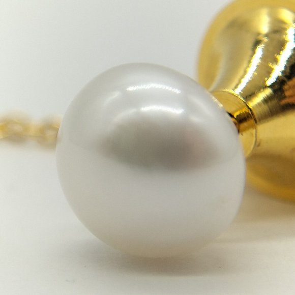 Tie Pin Pearl 18K Yellow Gold - Picture 5 of 9